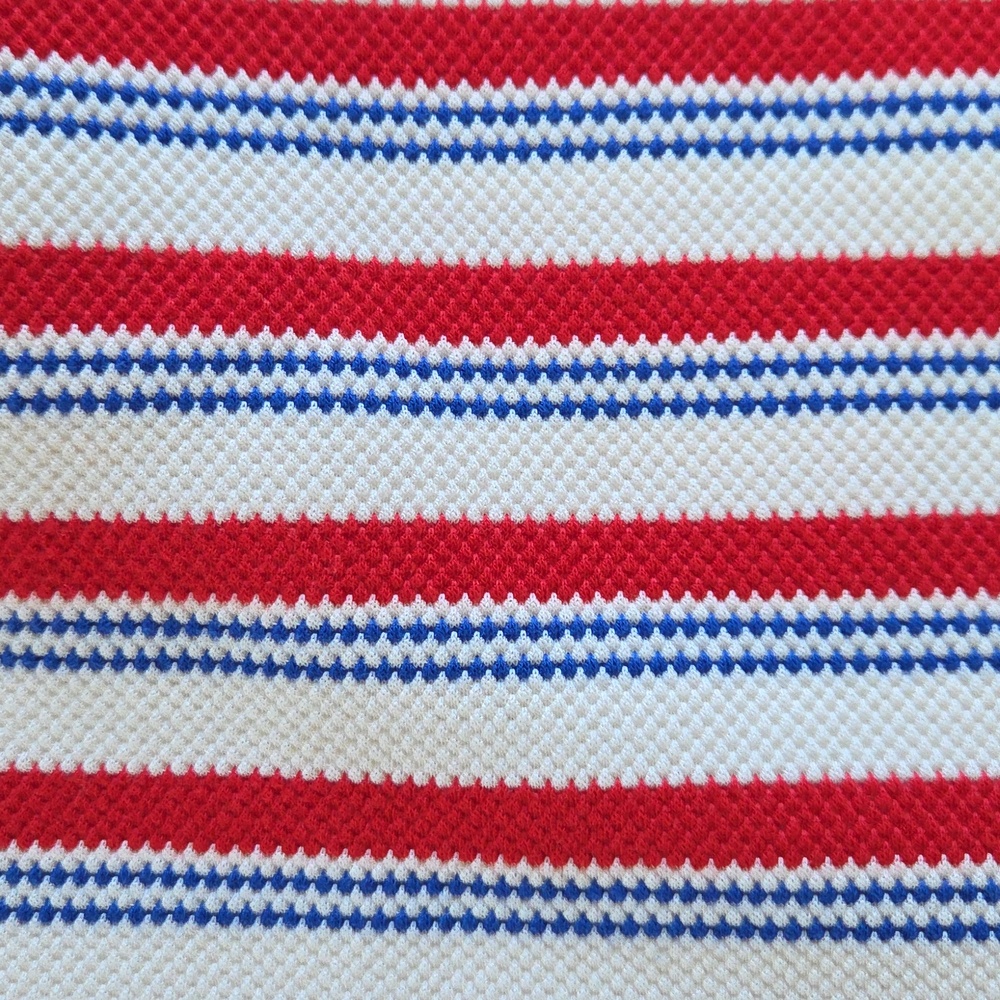 Reformation Red, White, Blue 'Anna' Cropped Rugby Top - Size M - Picture 4 of 10